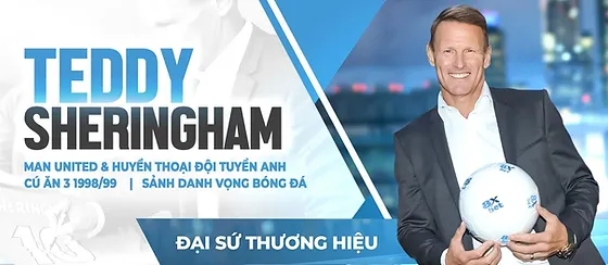 8xbet công bố ký kết với cựu tiền đạo Anh, Teddy Sheringham, làm đại sứ thương hiệu vào tháng 3 năm 2022.